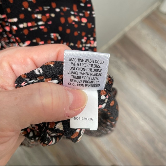 Apt 9 Women’s Top - Size L - Multicolored (Black/Coral/Brown/Tan/Cream) - EUC - Picture 5 of 8